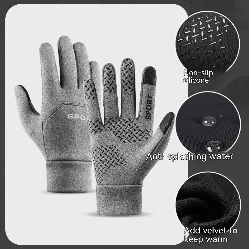 Thermal & Waterproof Fleece-lined Touch Screen Gloves