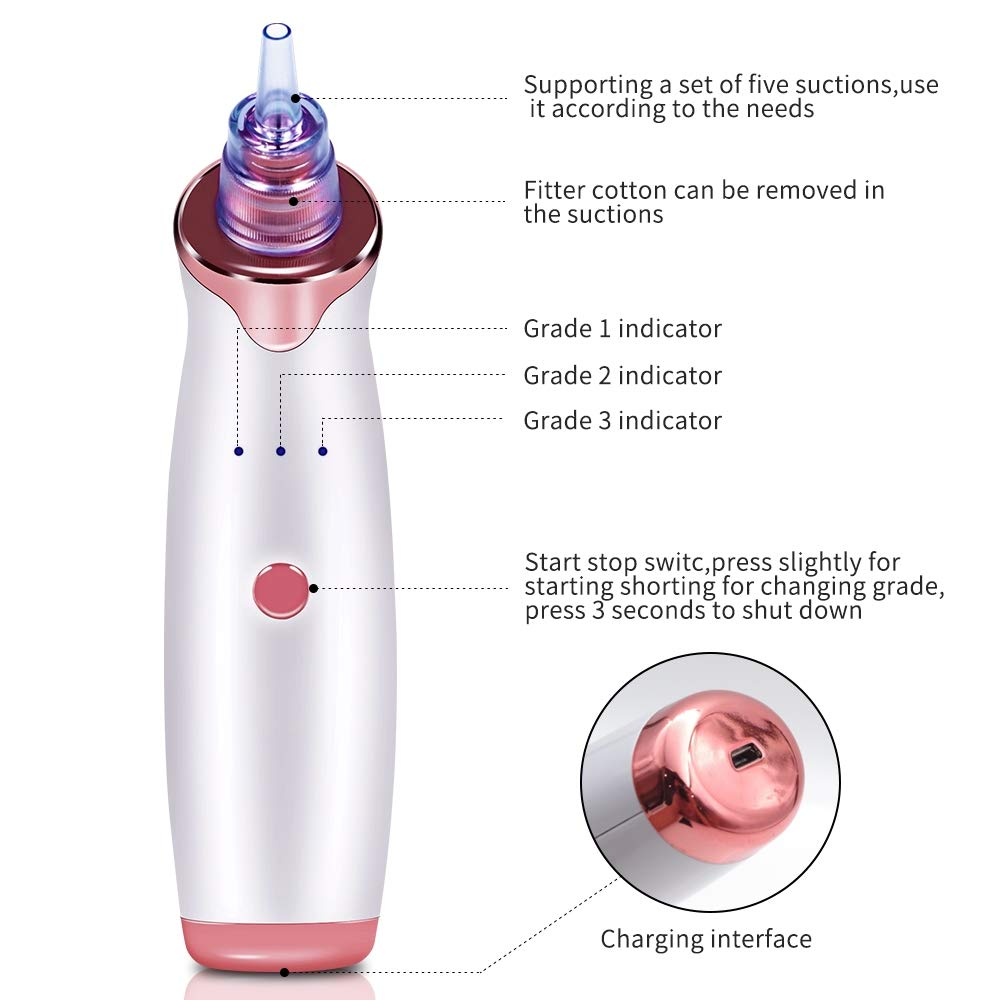 Electric Blackhead Remover Pore Vacuum