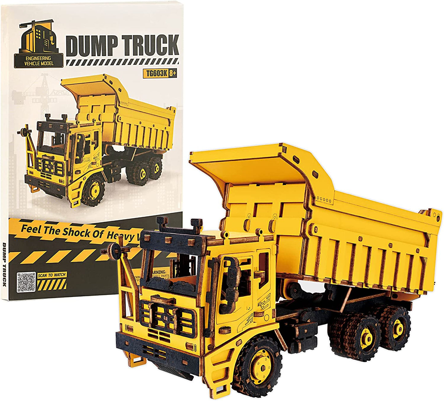 Robotime Rokr Construction Vehicles Truck Toys Set 3D