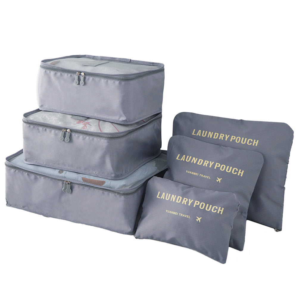 Packing Cubes Luggage Storage Organizer 6Pcs
