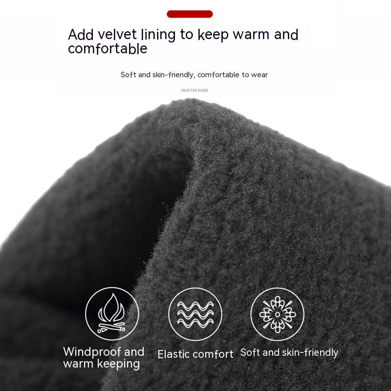 Thermal & Waterproof Fleece-lined Touch Screen Gloves