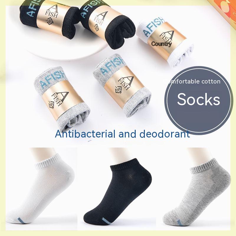 Socks Sweat-absorbent Antibacterial Deodorant Cotton