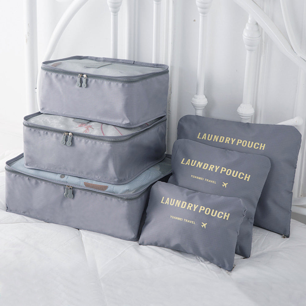 Packing Cubes Luggage Storage Organizer 6Pcs