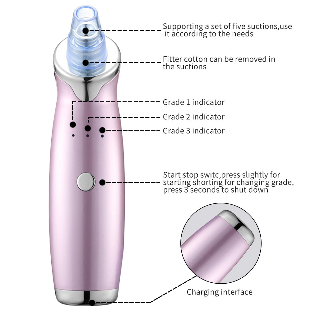 Electric Blackhead Remover Pore Vacuum