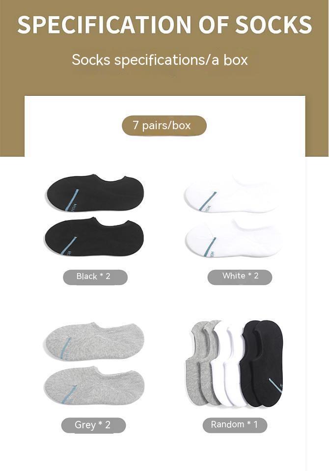 Socks Sweat-absorbent Antibacterial Deodorant Cotton