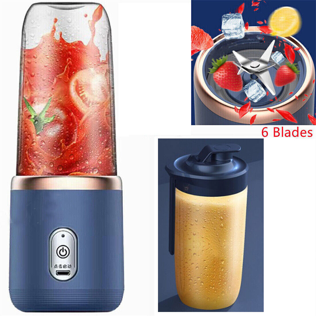 Electric Juice Maker Portable Blender 400ml