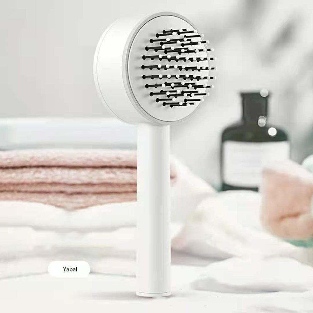 One-key Self-cleaning Hair Brush Curly Hair