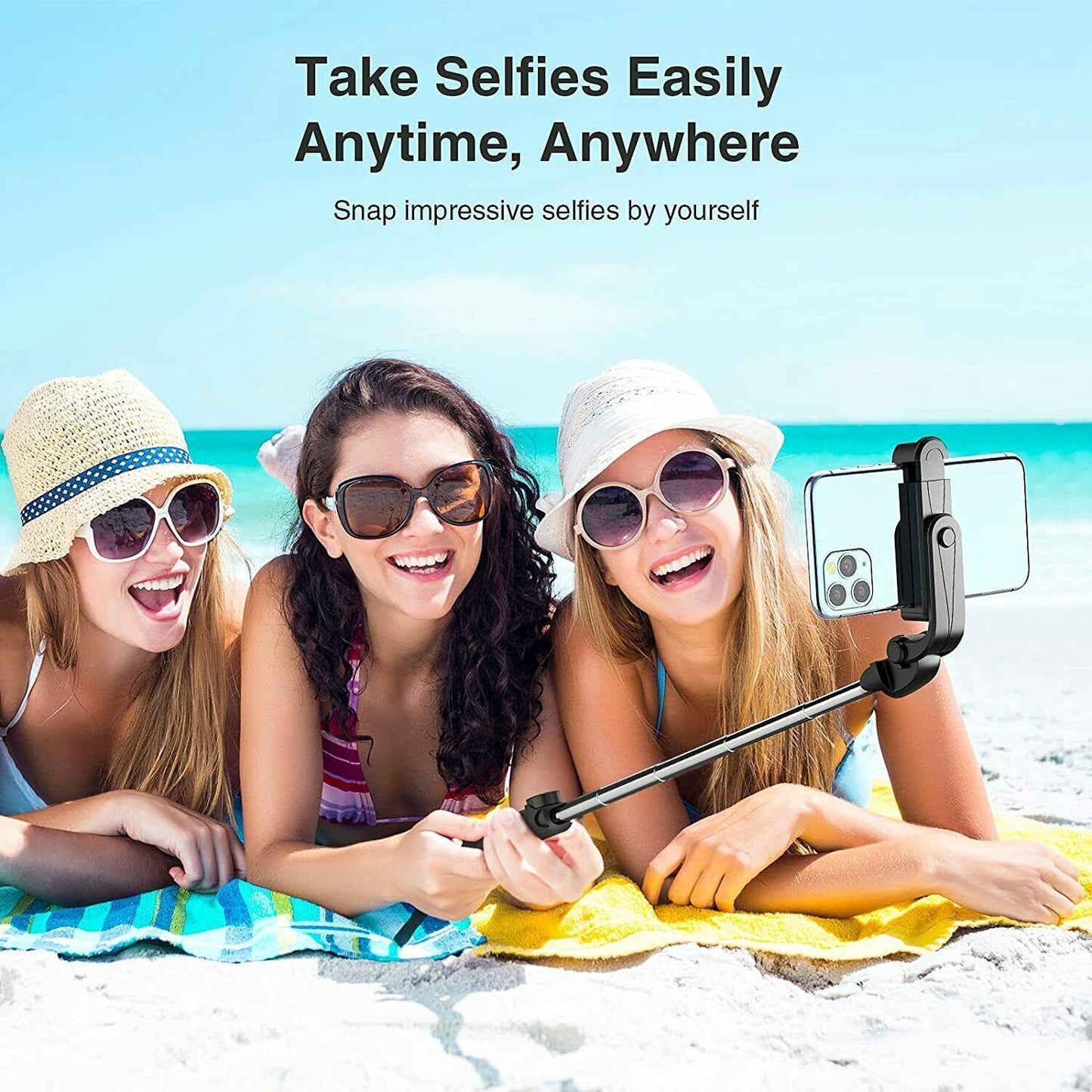 Telescopic Selfie Stick Bluetooth Tripod Monopod Phone Holder