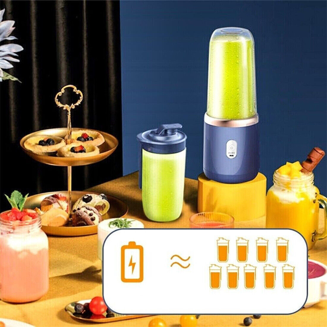 Electric Juice Maker Portable Blender 400ml