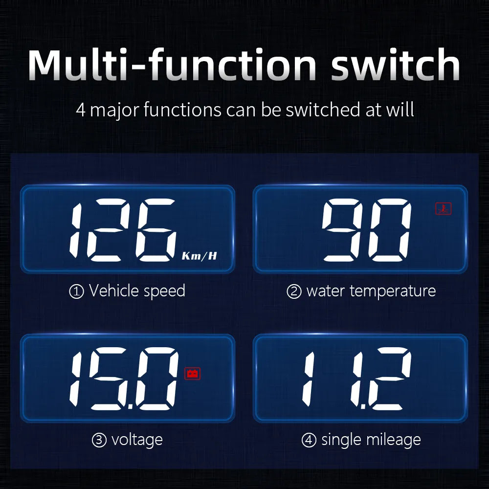 WYING™ M3 Auto OBD2 GPS Head-Up Display