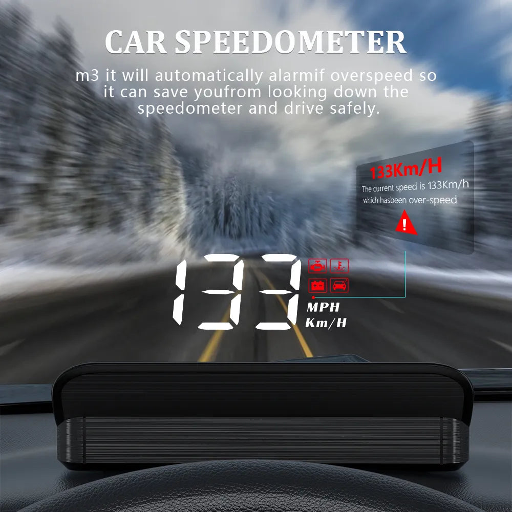 WYING™ M3 Auto OBD2 GPS Head-Up Display