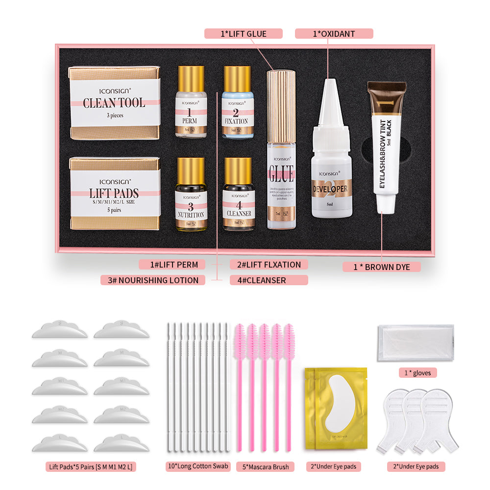 ICONSIGN™ Lash Lift Eye Lash Eyebrow Dye Tint Kit