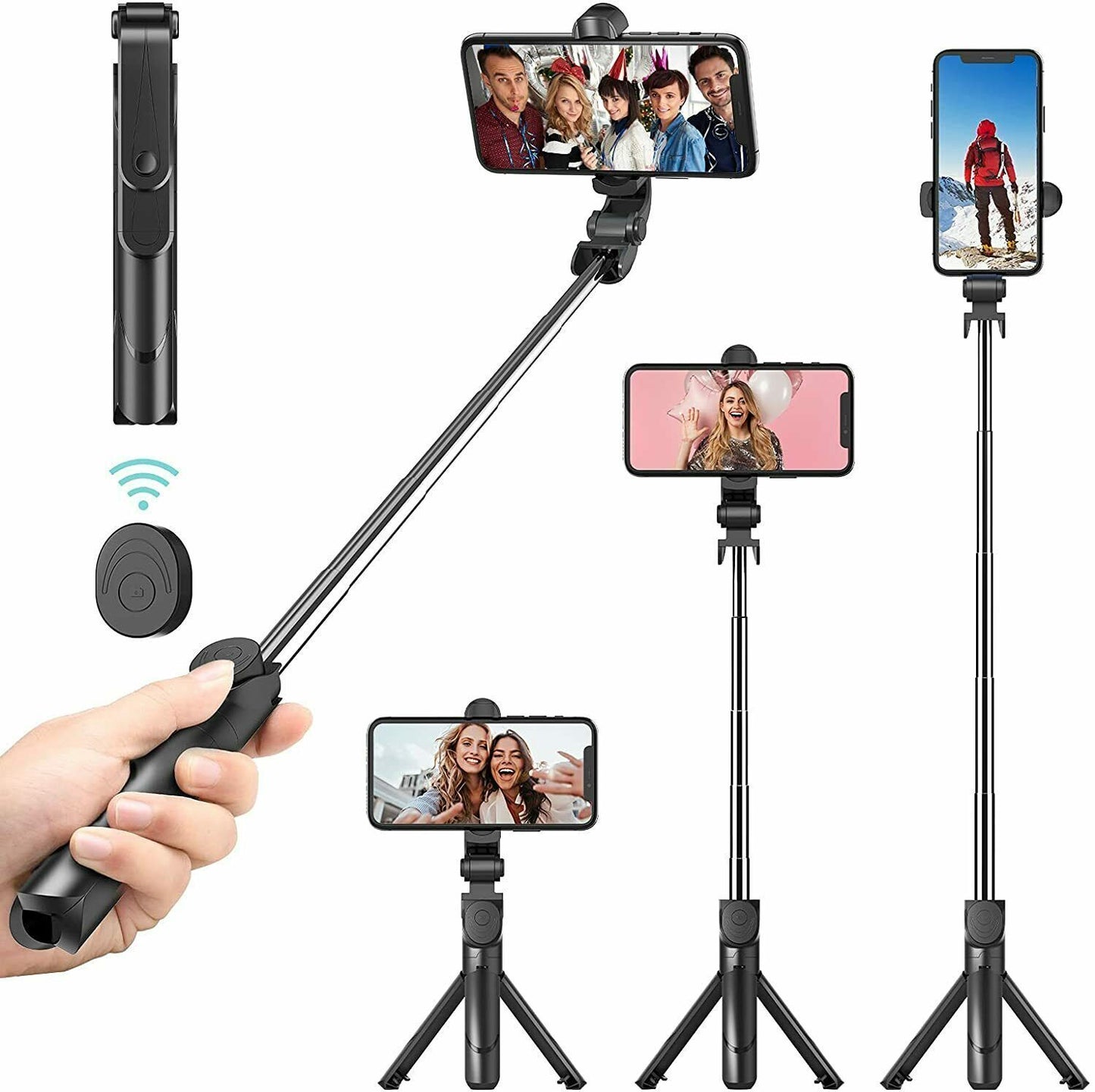 Telescopic Selfie Stick Bluetooth Tripod Monopod Phone Holder