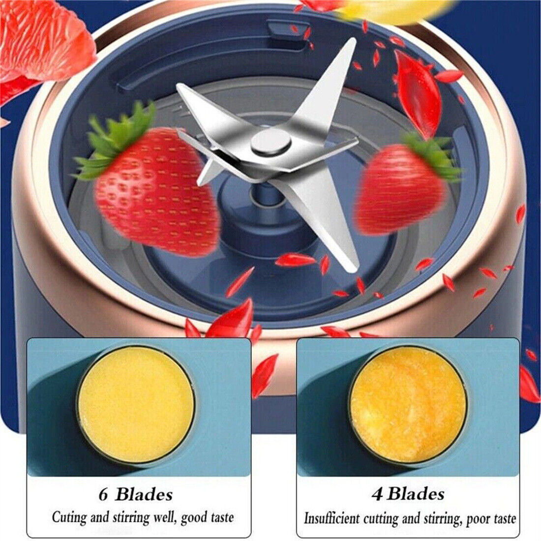 Electric Juice Maker Portable Blender 400ml