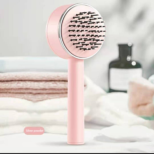 One-key Self-cleaning Hair Brush Curly Hair