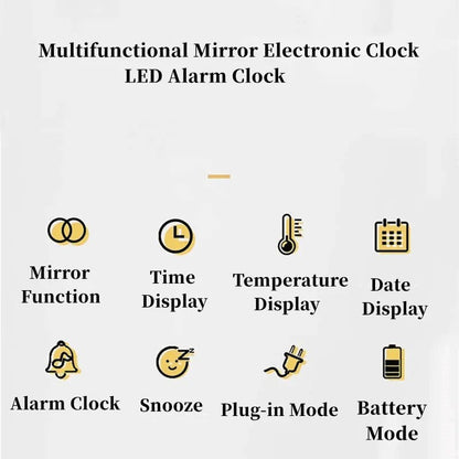 NIENIE™ Digital Alarm Clock LED Curved