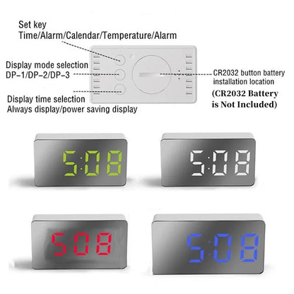 NIENIE™ Digital Alarm Clock LED Curved